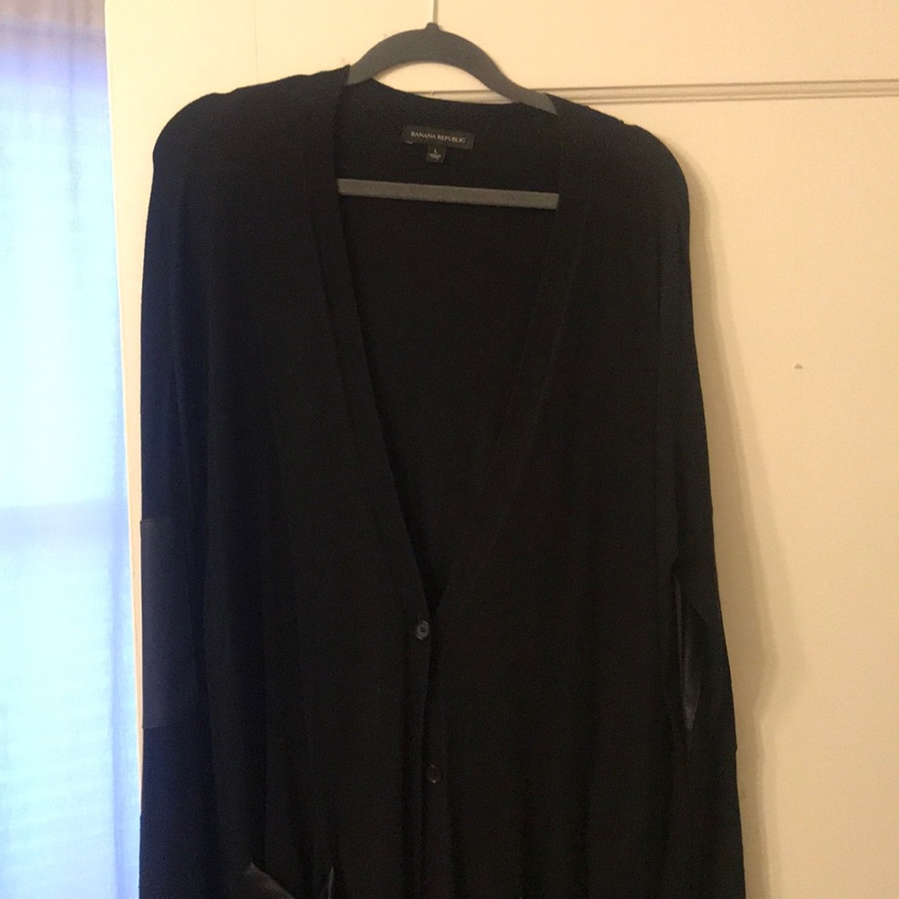 Banana Republic Black Tunic Sweater